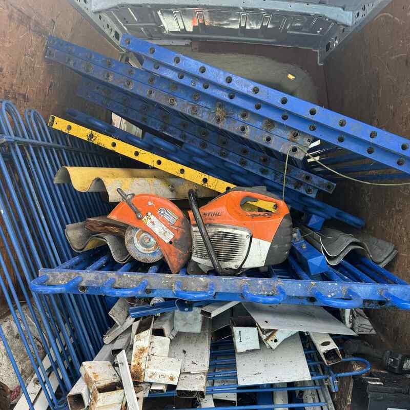 Commercial job for a school clearing old school fencing and gates